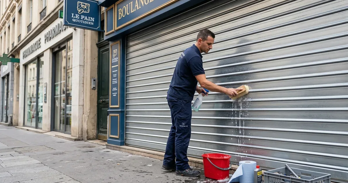 Entretien et maintenance de rideau métallique à Paris 18